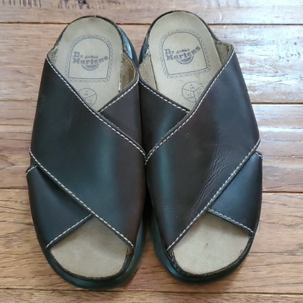 Dr. Martens Brown Vintage Y2K Leather Sandals